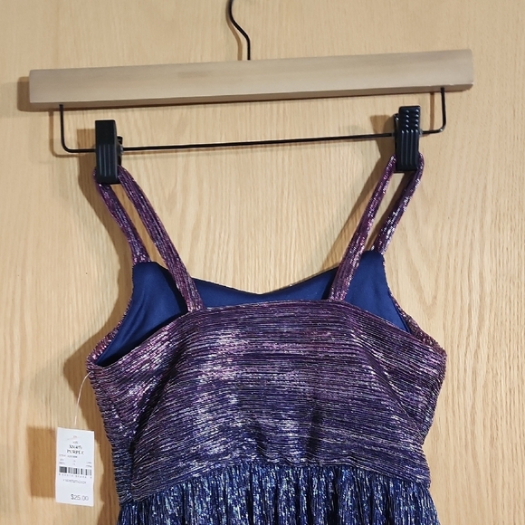 Zhenzi Kids Dress in Purple and Blue - Picture 5 of 7